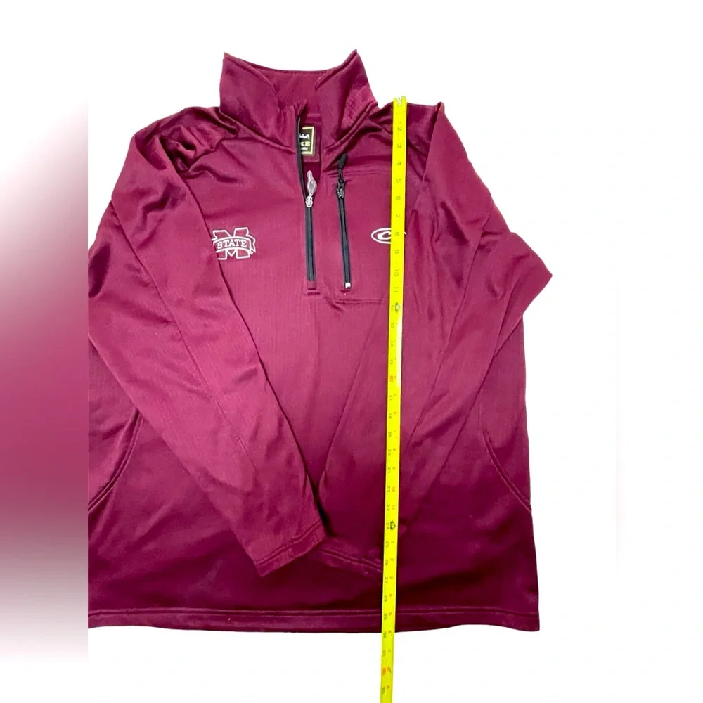 Mississippi State -Drake Waterfowl men’s XL Bulldogs 1/4 zip,jacket hunting